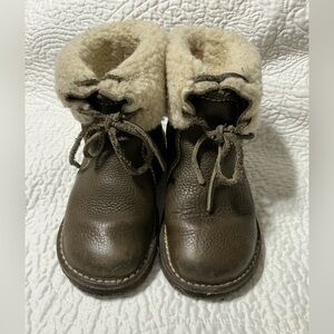 EUC Duckfeet Arhus Boot Olive Leather Wool Size 37